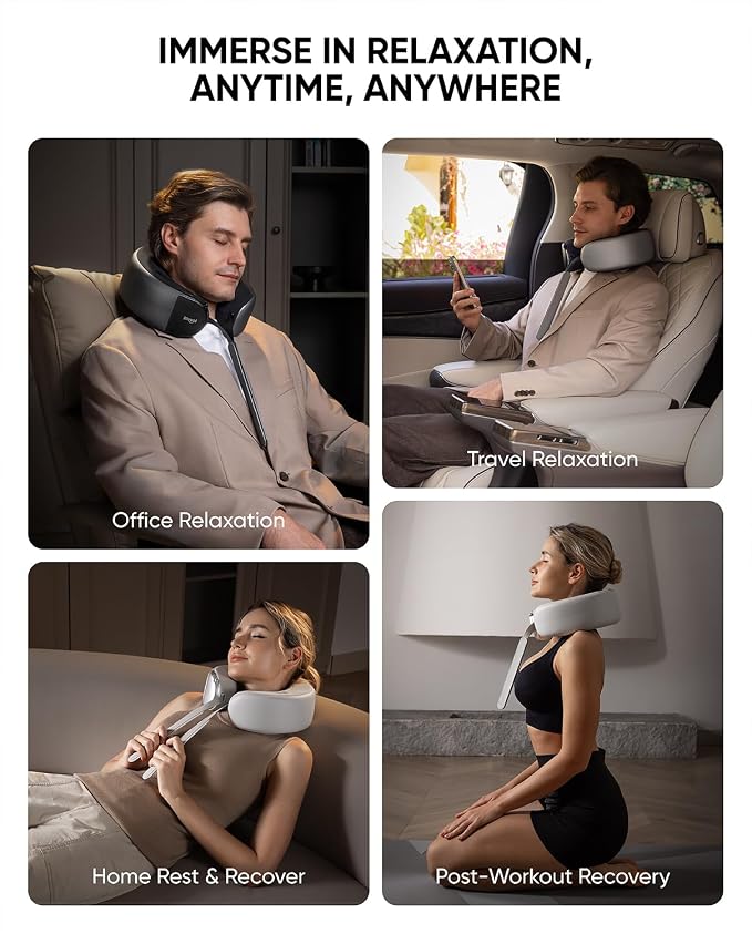 Bluvol Nest 10 Ultra Immersive Heated Neck Massager, Therapist-Style Deep - Image 9