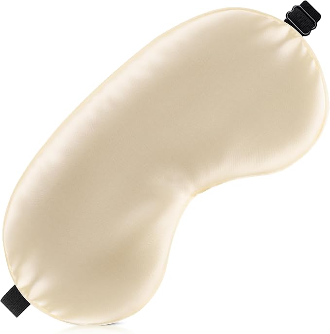 Sleep Mask Silk Eye Mask for Men Sleeping Mask, Adjustable Elastic Strap for by Unknown