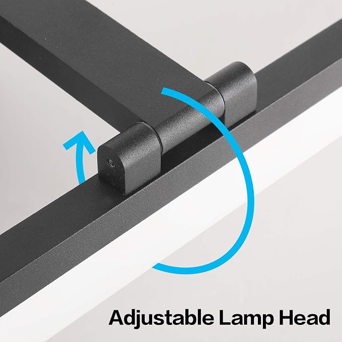 SOLFART Dimmable Black Vanity Light Bar Lighting Fixtures Modern Bathroom Light - Image 5