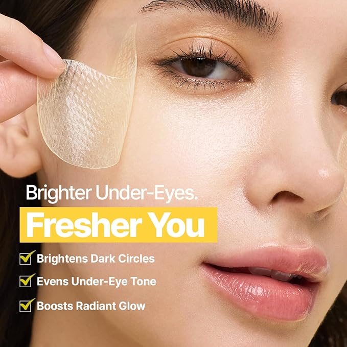 GOODAL Green Tangerine Vitamin C Eye Patches ALPHA – 25% Thicker Hydrogel Under - Image 4