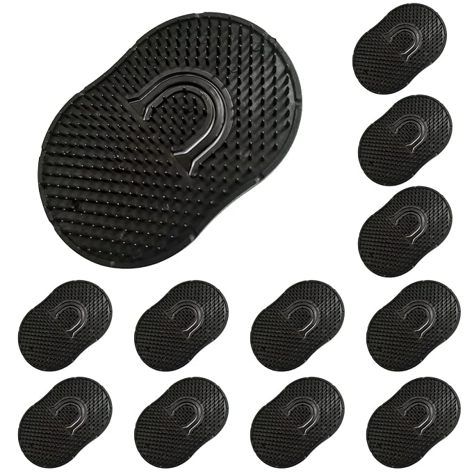 Soft 'N Style 12 Packs Pocket Palm Combs, Shampoo Comb, Massager Hair Brush Comb by Soft+%27N+Style