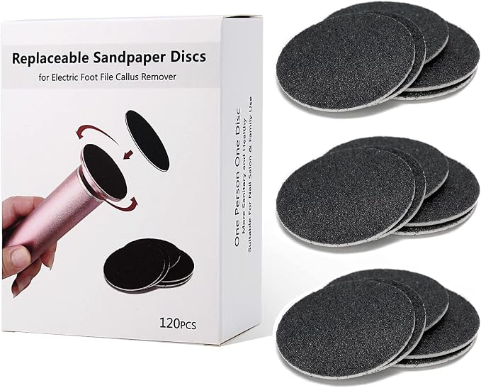 120pcs Replaceable Sandpaper Refill Discs - Image 8
