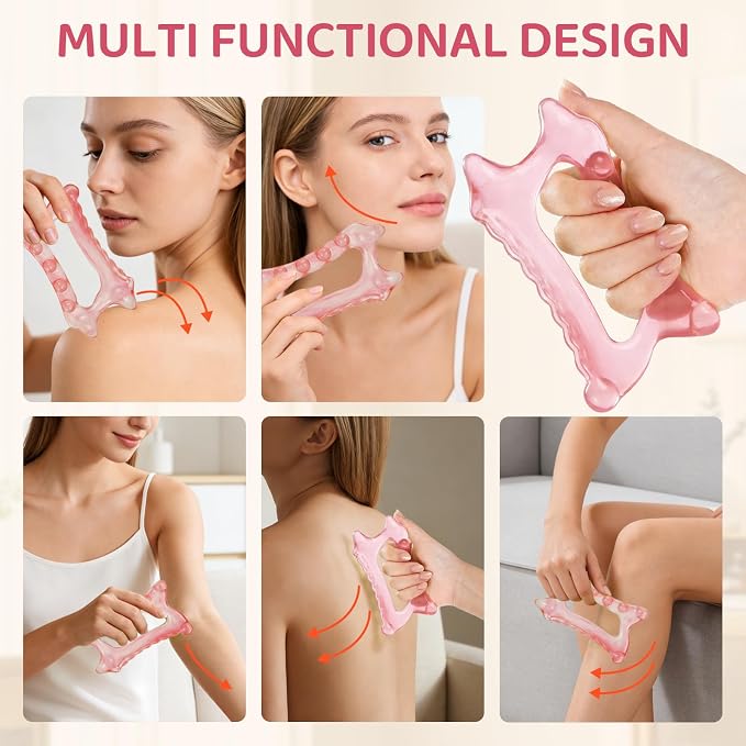 6-in-1 Resin Body Gua Sha Facial Tools - Image 6