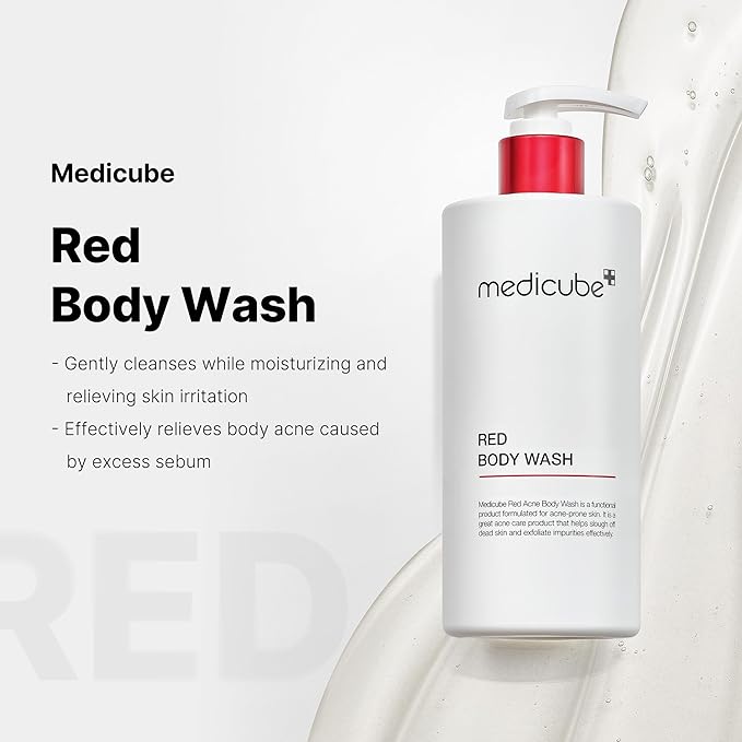 medicube Red Body Wash 14.10 Fl.oz I Low pH and Hydrating Cleanser - Image 2