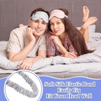 Cutecrop 12 Pcs Silk Sleep Masks Soft Satin Eye Masks - Image 6