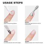 Pre-treatment Cuticle Pusher, Russian Prep Nail Pushers, Dual Ended Cuticle - Image 6