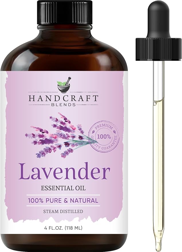Handcraft Blends Lavender Essential Oil – Huge 4 Fl Oz – 100% Pure and Natural by HandcraftBlends