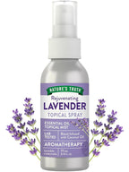 Nature's Truth Lavender Essential Oil Spray | 2.4 fl oz | Room Aroma Mist by NaturesTruth