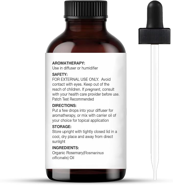 Majestic Pure Organic Rosemary Essential Oil - Image 6
