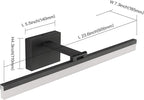 SOLFART 24 inch LED Modern Black Bathroom Vanity Lights Over Mirror Vanity - Image 4