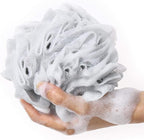 BTYMS 4 Pieces Loofah Sponge Shower Puff Exfoliating Bath Sponge 60g Mesh Pouf - Image 4
