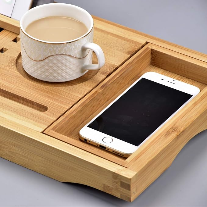 Sen Yi Bao Luxury Bamboo Bathtub Tray - Image 9
