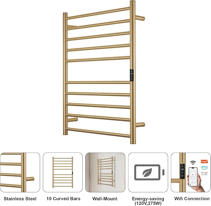 Electric Towel Rack with Voice Control - Image 7