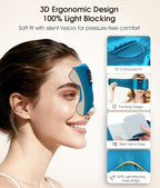 MUSICOZY 3D Silk Bluetooth Sleep Mask Headphones, Mulberry Silk Eye Mask - Image 5
