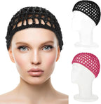 WLLHYF Wig Cap Thick Long Hair Caps Adjustable Net Mesh Braided Weaving Making - Image 8
