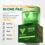 Matcha Toner Pads with Rose PDRN, Peptides & Hyaluronic Acid | Korean Facial - Image 8