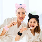 CIEHER 12 PCS Black & Pink Makeup Headband - Image 6