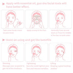 Gua Sha Facial Tools, Natural Rose Quartz Guasha Tool - Image 5