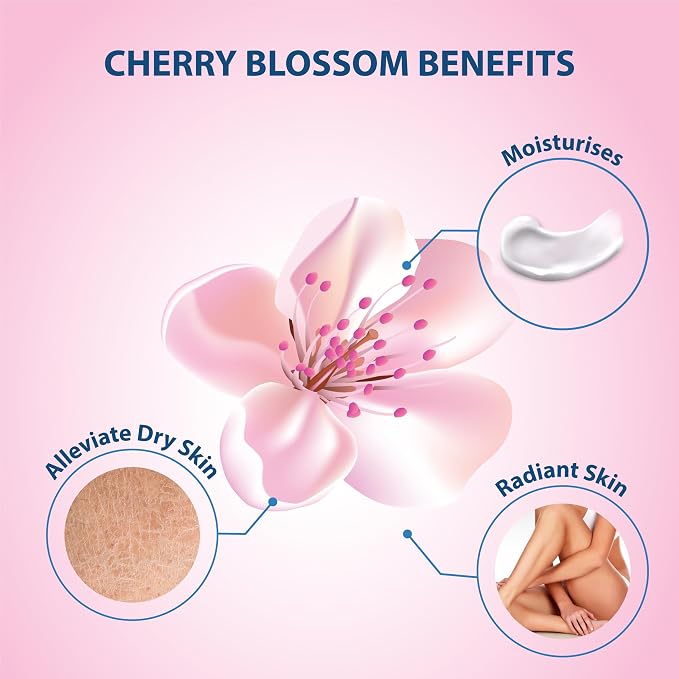 LoverCare Goat's Milk Cherry Blossom Moisturizing Body Wash 40.7 Fl.Oz - Image 7