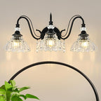 Black Bathroom Vanity Light, 3-Light Matte Black Finish Farmhouse Wall Sconce by Unknown
