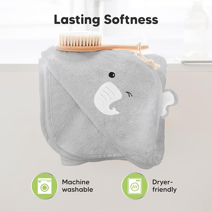 KeaBabies Hooded Baby Towel for Newborn - Image 6