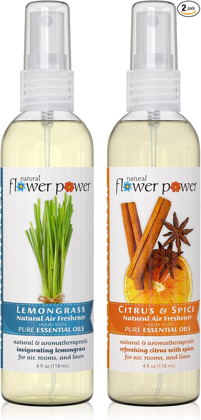 Natural Flower Power Air Freshener Spray by NaturalFlowerPower