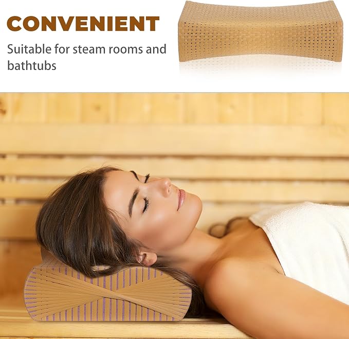 iplusmile Simulated Rattan Sauna Pillow - Image 5