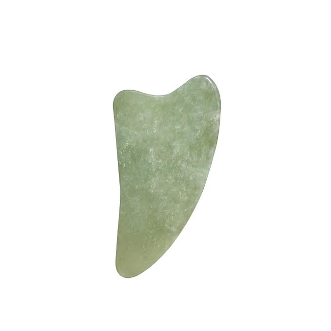 Daily Concepts Gua Sha Jade Facial Tool, Renews Skin By Increasing Blood Flow - Image 2