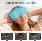 Weighted Eye Mask for Sleeping, Silk Sleep Mask for Side Sleeper - Image 3