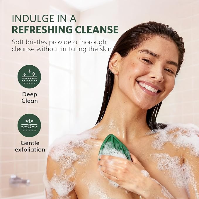 Sndyi Silicone Body Scrubber, Gentle Exfoliating Body Scrubber - Image 3