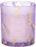M&SENSE Vegan Soy Lavender Scented Candle, 8.1oz 42H Non-Toxic Long Burning by MSENSE