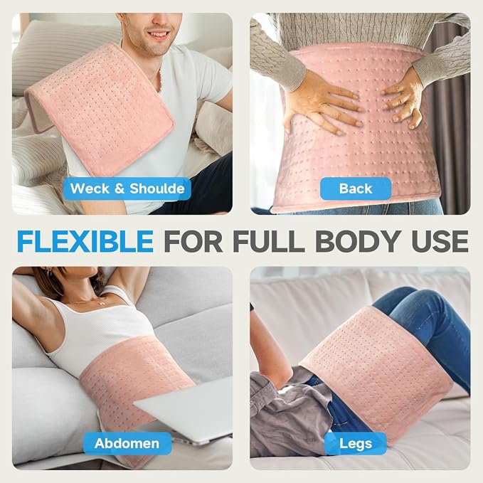 GOTCOZY Heating Pad for Back Pain Relief & Cramps, Electric Heating Pads for - Image 2