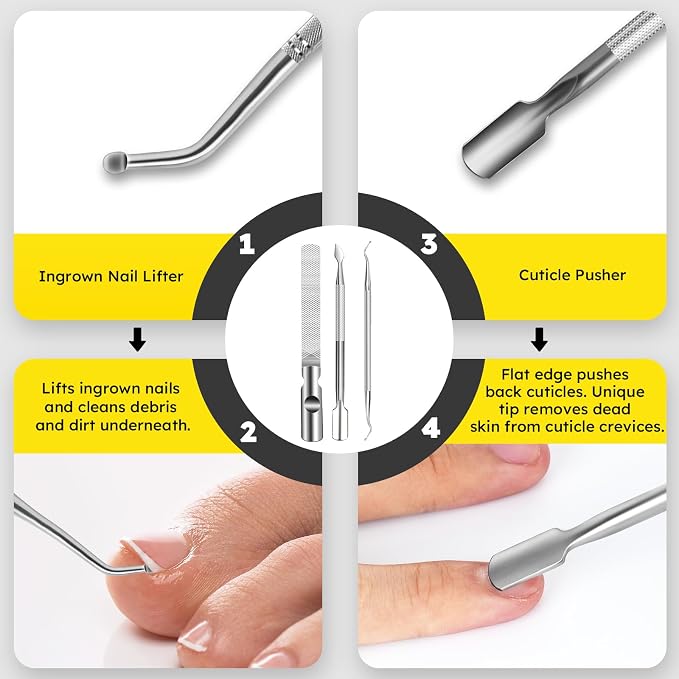 Nail Clippers for Seniors, Heavy Duty Ingrown Toenail Clippers - Image 6