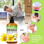 3 Pack Massage Oil for Massage Therapy, Sore Muscle Arnica Oil & Relaxing - Image 4