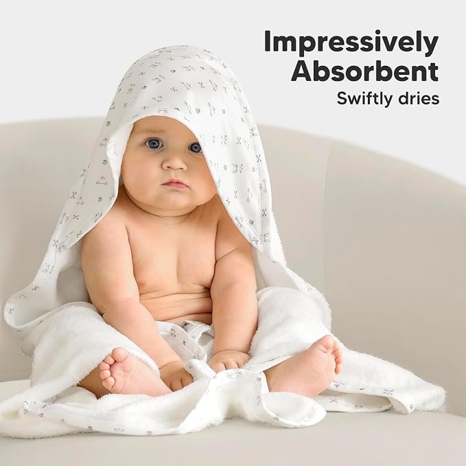 KeaBabies Hooded Baby Towel for Newborn - Image 5