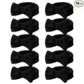 Casoty 10 Pcs Black Face Wash Headbands, Spa Gifts by Casoty