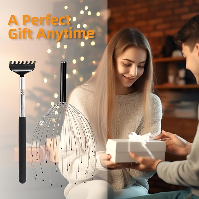 YEZY Head Massager 28 Fingers Head Scratcher Scalp Massager, Back Scratcher - Image 9