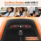 Neck Heating Pad with Massage, Heating Neck Wrap with 660nm 850nm Red Light - Image 6