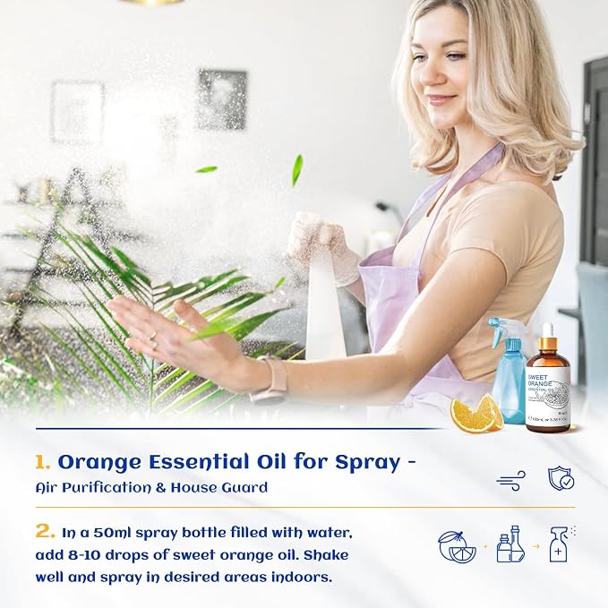 HIQILI 100ML Orange Essential Oil - Image 4