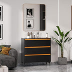 OmySalon Salon Station for Hair Stylists, Barber Free Standing Styling Cabinet - Image 2