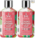 Hempz Mini Crushed Peppermint Sugar Herbal Body Lotion, Moisturizer by Hempz