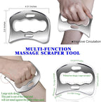 BYYDDIY 3 in 1 Stainless Steel Muscle Scraper Tools Set, Scraping Massage Tools - Image 4
