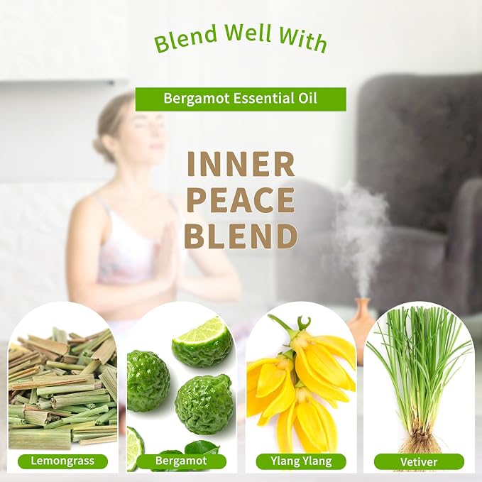 EUQEE Bergamot Essential Oil 118ml Pure Bergamot Oil - Image 7