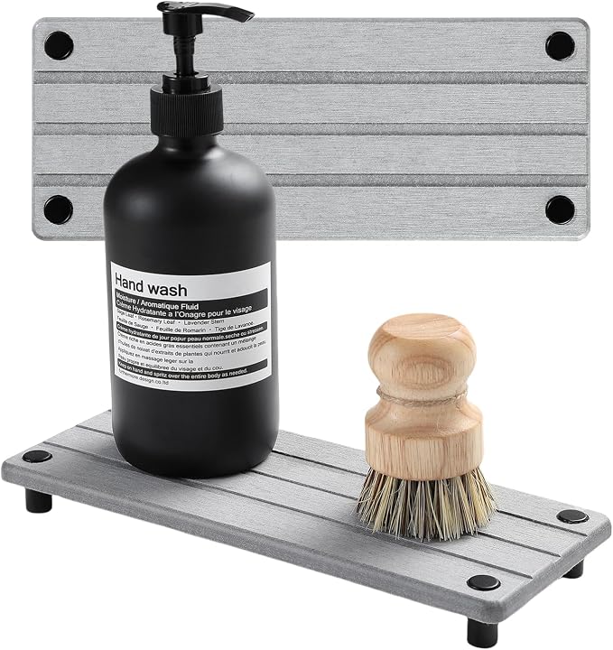 Razborci 2 Pack Fast Drying Water Absorbing Diatomite Stone Mat Tray by Razborci