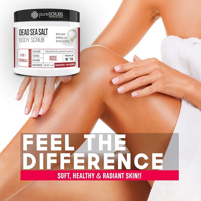 pureSCRUBS Premium Rose Body Scrub Set - Image 2