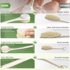 Back Scrubber for Shower with Long Handle, Dual-Sided Bath Brush with Soft - Image 6