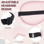 Bbto 4 Pcs Silk Sleep Eye Masks Smooth Soft Satin Eye Covers - Image 3