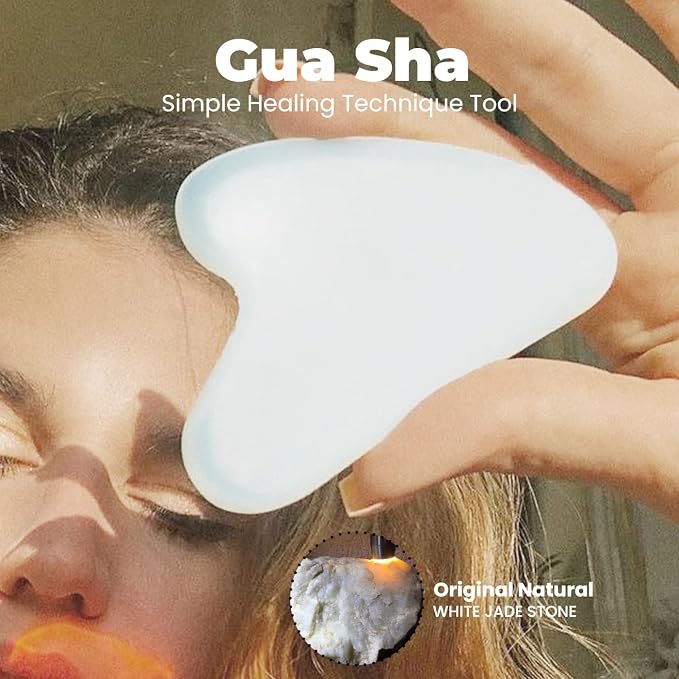 ROSELYNBOUTIQUE Gua Sha Facial Tools & Face Roller Original Face Massager - Image 4