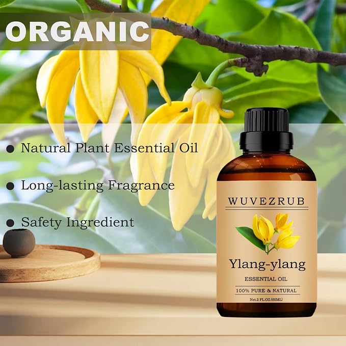 Ylang-Ylang Essential Oils, 60ML Pure and Natural Essential Oil - Image 4