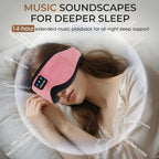 Sleep mask Headphones, 100% Blackout 3D Zero Eye Pressure Bluetooth Sleep mask - Image 4